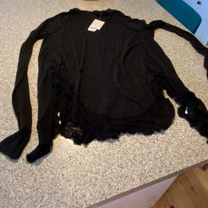 NWT Free People Ruffle Hem Tunic